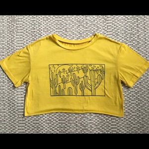 Cactus crop top
